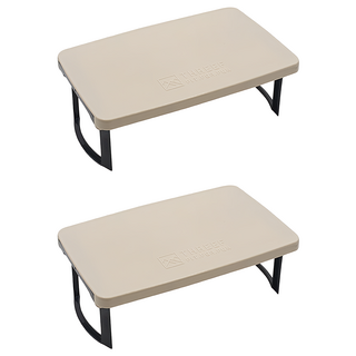 THREEF 迷你摺疊桌 2個, 米色