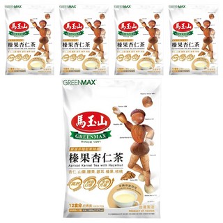 馬玉山 榛果杏仁茶 含鈣質 冷熱皆宜 堅果精華, 30g, 5袋