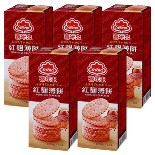 喜年來 紅麴薄餅, 5片x6包入, 奶素, 120g, 5盒