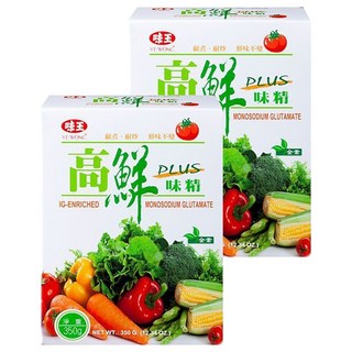 味王 高鮮PLUS味精, 350g, 2盒