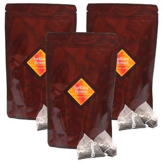 Darjeelian 藍花伯爵紅茶三角茶包 補充包, 2g, 30入, 3袋