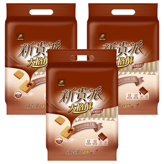 77 新貴派 大格酥 經典巧克力 可可豆研磨入餡, 324g, 3袋