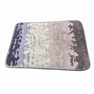 E.dot 刷色仿羊絨防滑地墊 腳踏墊 聚脂纖維, 60 x 40cm, 藍野尋蹤, 1個