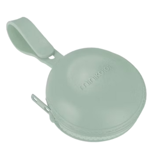 MiNiKOiOi 矽膠奶嘴收納盒, 抹茶綠, 1個