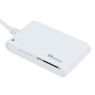 infotec 英富達 ATM多合一讀卡機, 支援健保卡/工商憑證/自然人憑證, Mac/Windows, INF-IC-103, 白色, 1盒