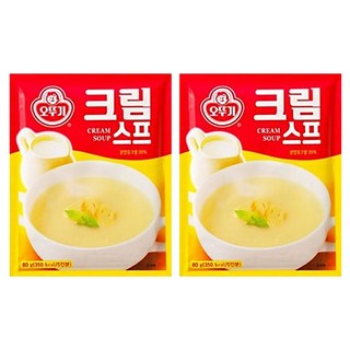 오뚜기 크림 스프, 80g, 2개
