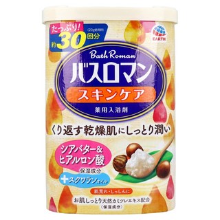 Bath Roman 護膚型 角鯊烷配方入浴劑 乳木果+玻尿酸 滋潤保濕, 600g, 1罐