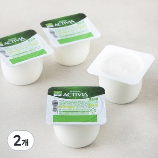 풀무원 다논 액티비아 컵플레인 4개입, 80g, 8개