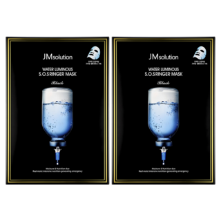 JMsolution 肌司研 水滋養水盈補水面膜 黑臻版, 10片, 2盒