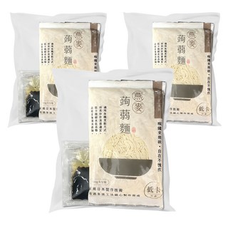 自在食刻 蔥爆秘醬蒟蒻米線 口感Q彈帶勁不乾硬, 225g, 3包