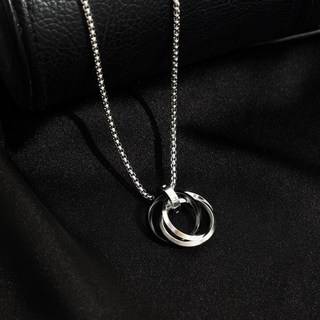 PEONIST 嘻哈三重環時尚項鍊