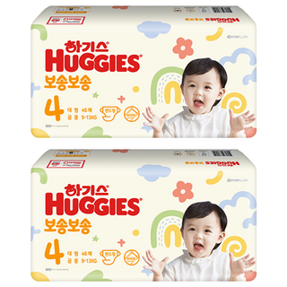 하기스 보송보송 밴드형 기저귀, 4단계, 92매