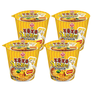OTTOGI 不倒翁 起司風味湯杯麵 62g, 4入