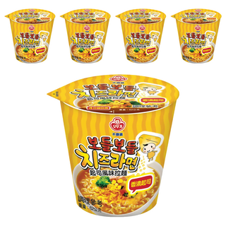 OTTOGI 不倒翁 起司風味湯杯麵 62g, 5入