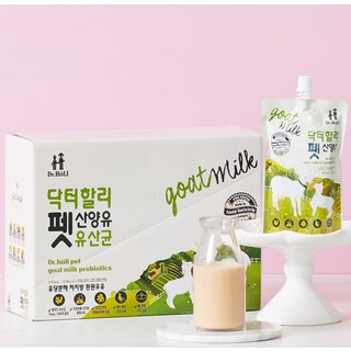 닥터할리 펫 우유, 산양유, 180ml, 10개
