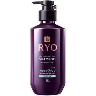 RYO 呂 9EX滋養韌髮洗髮精 敏感頭皮適用, 400ml, 1瓶