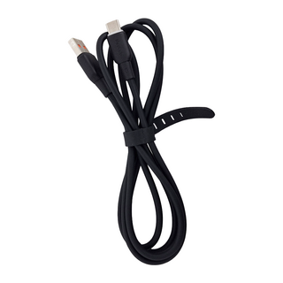 Mcdodo 麥多多 Alpha 矽膠快充線 Type-C USB數據線 支持6A電流最高100W快充, 1.2m, 黑色, 1條