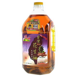 源順製油 初榨花生風味調合油, 3010ml, 1瓶