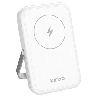 Kinyo 自帶線磁吸無線充 KPB2513W KPB-2513, 白色, 1個