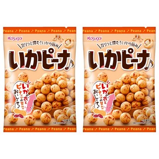 Kasugai 春日井 魷魚味花生豆 口感酥脆 零食或小酌良伴, 62g, 2包