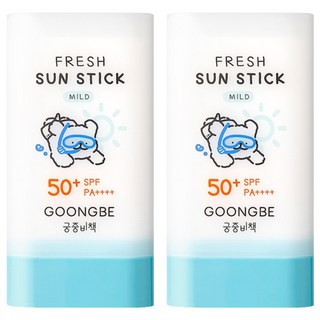 GOONGBE 宫中秘策 溫和清爽防曬棒 SPF50+ PA++++, 23g, 2條