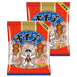 旺旺 雪里菓 分享包 台灣在地米 金黃色外表 香酥口感, 250g, 2袋