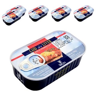 TRITON 鱈魚嫩肝 富含維生素A和D, 120g, 6罐