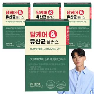 맥널티바이오 당케어 유산균 플러스, 60g, 4개