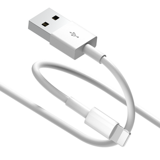 yogeo iPhone 8-pin 高速充電傳輸線, 1個, 20cm, 白色