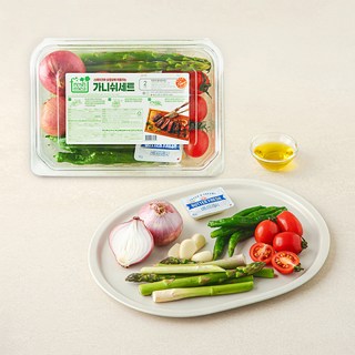 프레시밀 스테이크 가니쉬 세트 2인분, 275g, 1세트