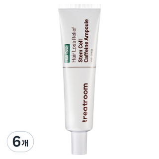 treatroom 強健髮根幹細胞咖啡因安瓶精華, 6個, 30ml