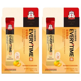 正官庄 Everytime 高麗蔘精EVERYTIME纖 10ml, 7條, 2盒