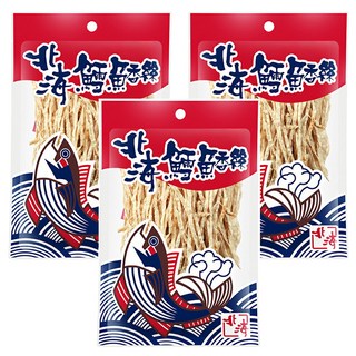 北海 鱈魚香絲, 51g, 3包