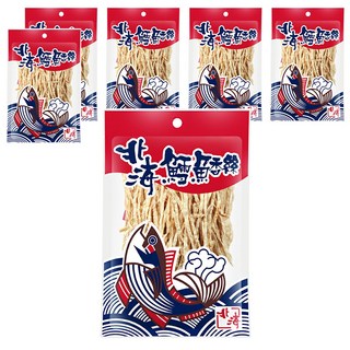 北海 鱈魚香絲, 51g, 6包
