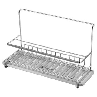 WAGENSTEIGER 珪藻土瓶罐晾乾收納架, 1個, 灰色 + 銀色