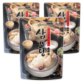 하우촌 삼계탕, 1kg, 3개