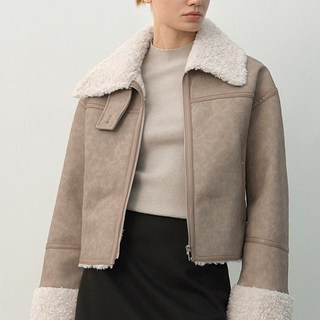 AtelierNain 女款基本V領羊毛針織衫 T-6978