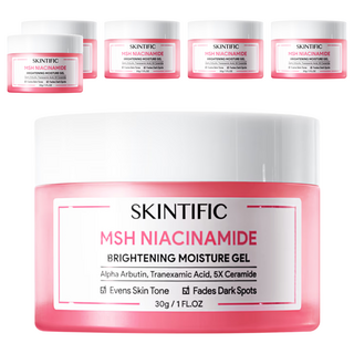 SKINTIFIC 菸鹼醯胺亮白保濕霜, 30g, 6罐
