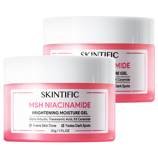 SKINTIFIC 菸鹼醯胺亮白保濕霜, 30g, 2罐