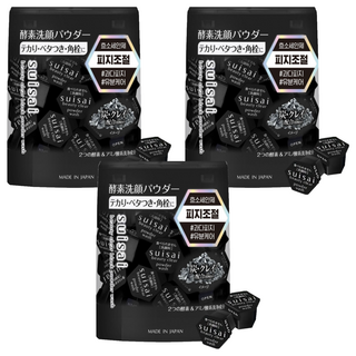 Kanebo 佳麗寶 suisai 黑炭泥淨透酵素粉, 12.8g, 3袋