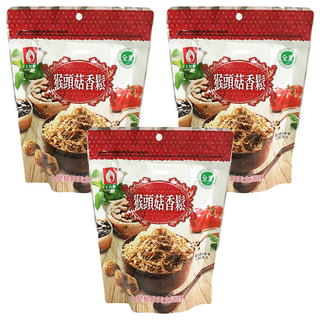 台塑餐飲 猴頭菇香鬆 料理搭配皆合適 素食族必備, 165g, 3包