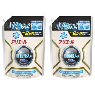 ARIEL 日本原裝進口 自動注入防霉濃縮洗衣清潔劑補充包 洗衣槽/洗衣機清潔, 650g, 2包