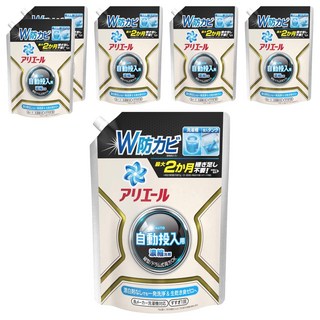 ARIEL 日本原裝進口 自動注入防霉濃縮洗衣清潔劑補充包 洗衣槽/洗衣機清潔, 650g, 6包