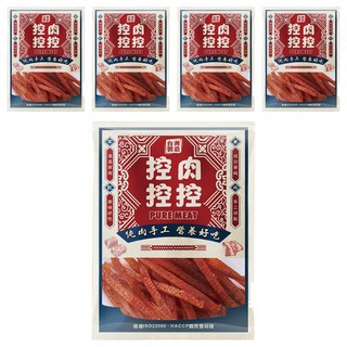 控肉控控 寵物肉乾蜜汁雞腿肉條，新鮮肉品、低卡低脂低膽固醇, 蜜汁雞腿肉條, 80g, 5包