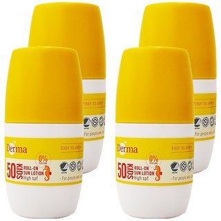 Derma 兒童滾珠防水防曬乳 SPF 50, 50ml, 4瓶