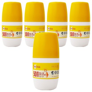 Derma 兒童滾珠防水防曬乳 SPF 50, 50ml, 5瓶
