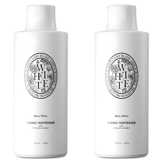 베르블랑 유아용 섬유유연제 베이비 화이트향 본품, 1L, 2개