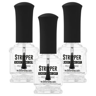 withshyan 可剝式基底卸甲液, 15ml, 3個