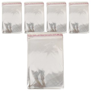 OPP自黏袋，每包約100入裝，多尺寸可選，厚度0.03mm，MIT台灣工廠生產, 14 x 20cm + 4cm, 5包