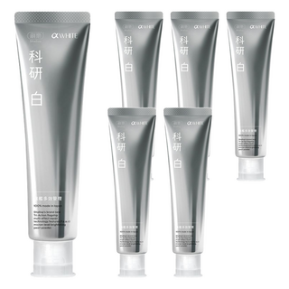 Shallop 刷樂 科研白旗艦多效管理牙膏, 120g, 6條